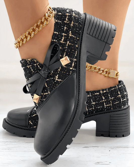 Mocassins Élégants à Talons pour Femmes