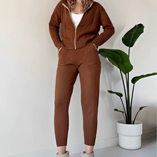 Ensemble Chaud Deux Pièces pour Femmes | Confortable