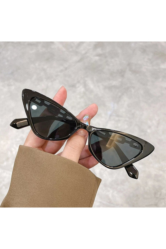 Lunettes de soleil œil de chat multicolores