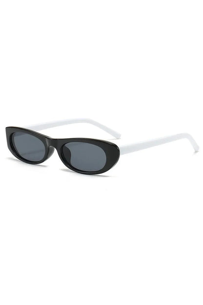 Lunettes de soleil œil de chat à monture étroite