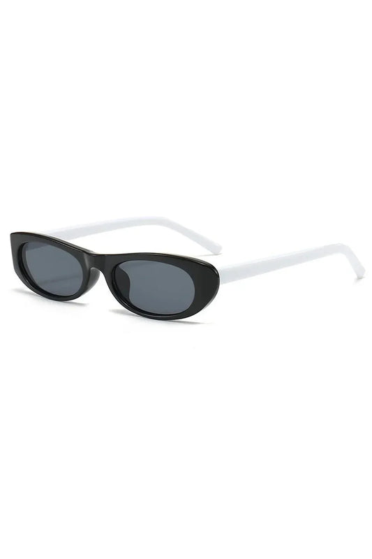 Lunettes de soleil œil de chat à monture étroite