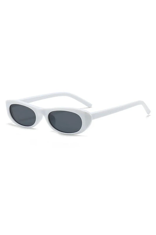 Lunettes de soleil œil de chat à monture étroite
