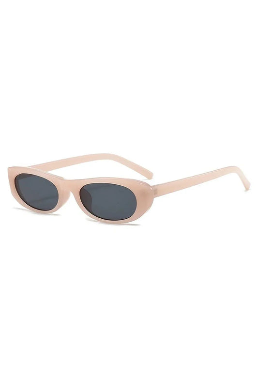 Lunettes de soleil œil de chat à monture étroite