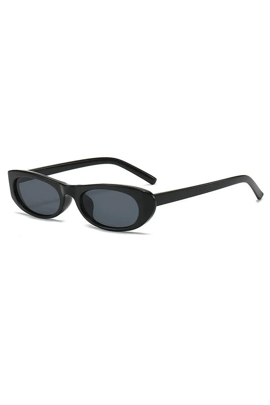 Lunettes de soleil œil de chat à monture étroite