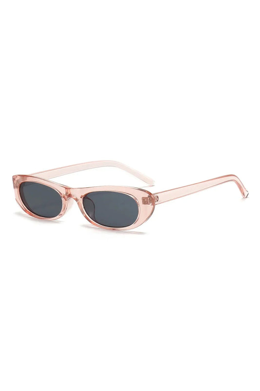 Lunettes de soleil œil de chat à monture étroite