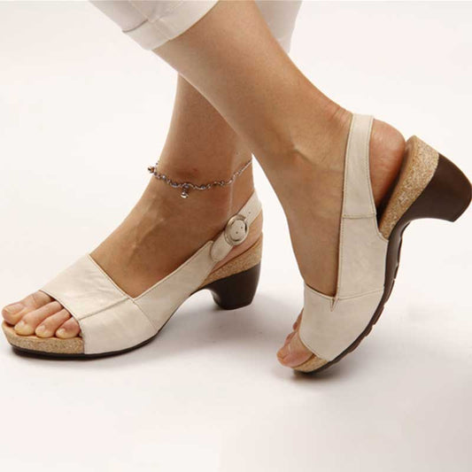 Variant image for Sandales Orthopédiques Femme Élégantes et Confortables en Cuir Synthétique Taille 36-41-46