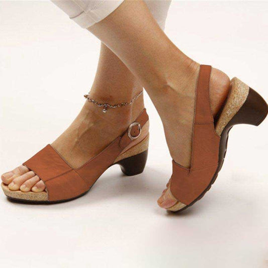 Variant image for Sandales Orthopédiques Femme Élégantes et Confortables en Cuir Synthétique Taille 36-41-1