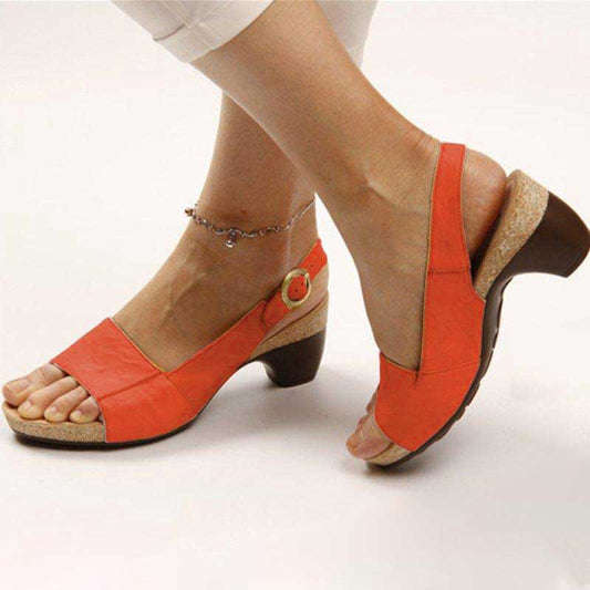 Variant image for Sandales Orthopédiques Femme Élégantes et Confortables en Cuir Synthétique Taille 36-41-11