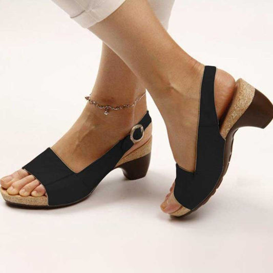 Variant image for Sandales Orthopédiques Femme Élégantes et Confortables en Cuir Synthétique Taille 36-41-31