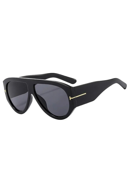 Lunettes de soleil aviateur surdimensionnées