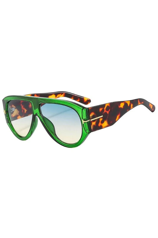 Lunettes de soleil aviateur surdimensionnées