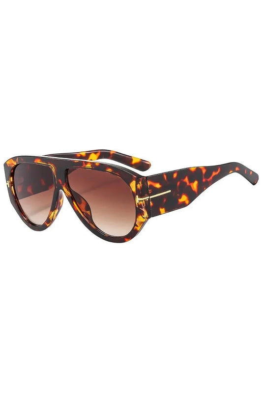 Lunettes de soleil aviateur surdimensionnées