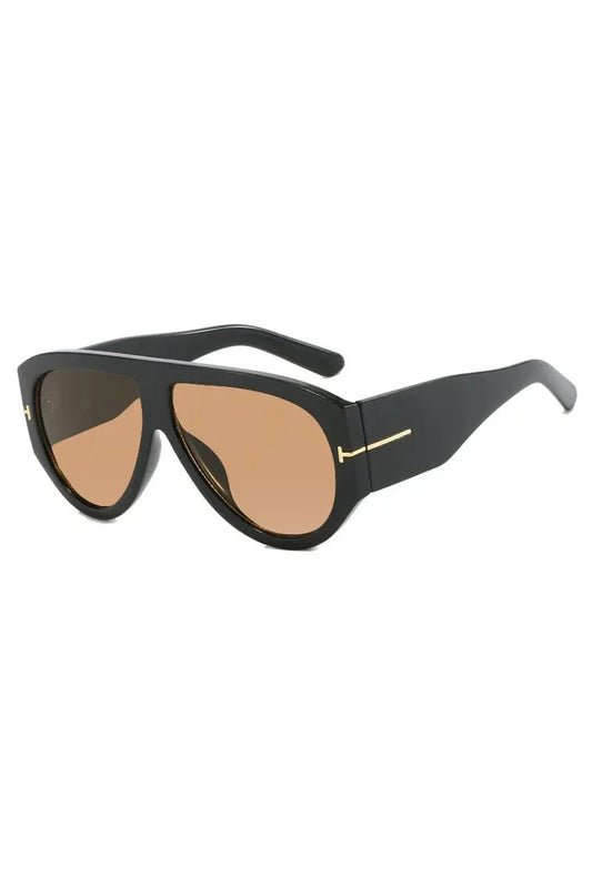 Lunettes de soleil aviateur surdimensionnées