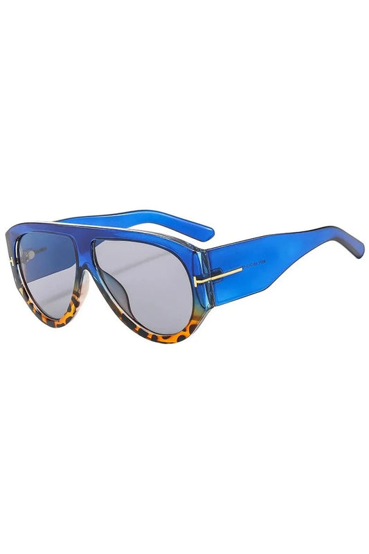 Lunettes de soleil aviateur surdimensionnées