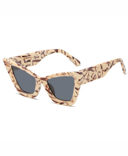 Lunettes de soleil oversize en forme d'œil de chat