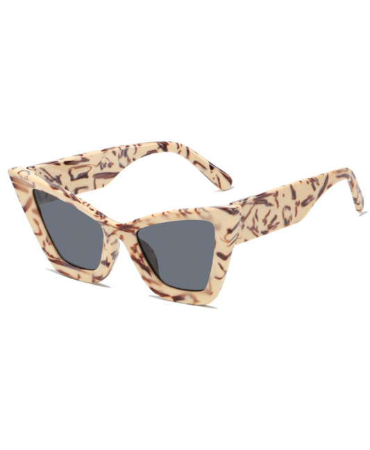 Lunettes de soleil oversize en forme d'œil de chat