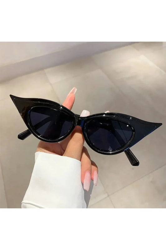Lunettes de soleil rétro œil de chat tendance