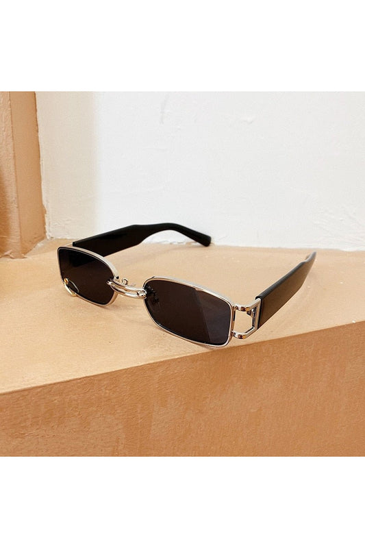 Lunettes de soleil de style rétro de luxe