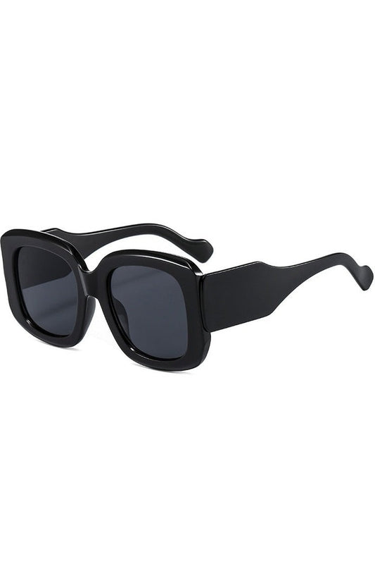 Lunettes de soleil carrées surdimensionnées rétro