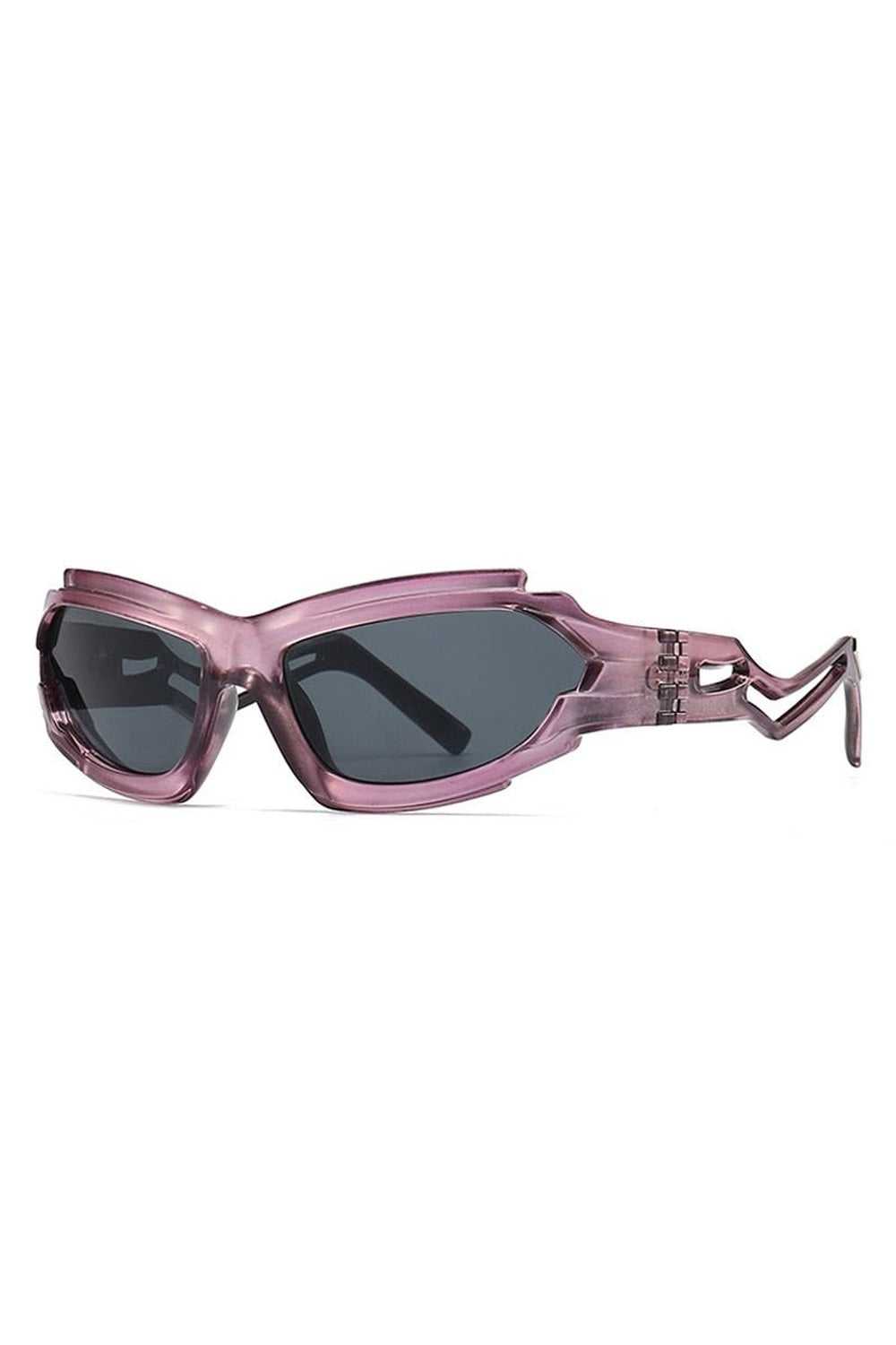 Lunettes de soleil rétro irrégulières