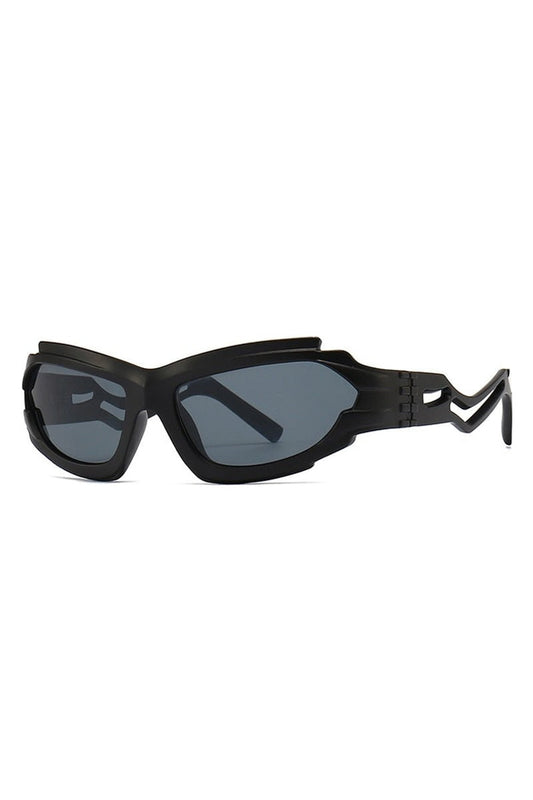 Lunettes de soleil rétro irrégulières