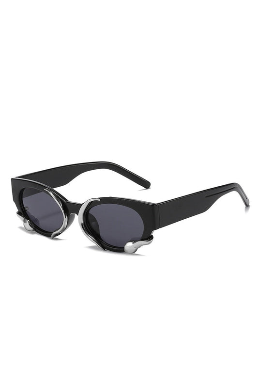Lunettes de soleil rétro punk serpent