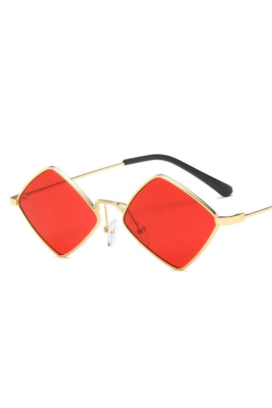 Petites lunettes de soleil carrées rétro