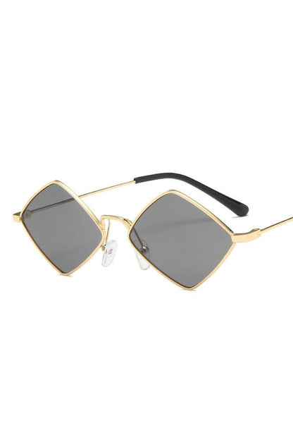 Petites lunettes de soleil carrées rétro