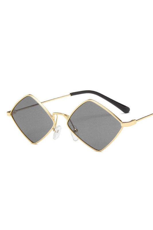 Petites lunettes de soleil carrées rétro