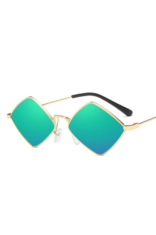 Petites lunettes de soleil carrées rétro
