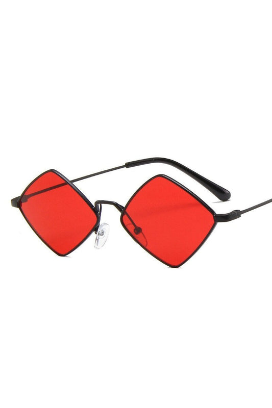 Petites lunettes de soleil carrées rétro