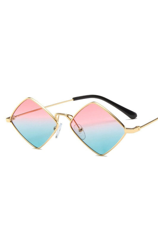 Petites lunettes de soleil carrées rétro