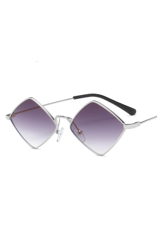 Petites lunettes de soleil carrées rétro