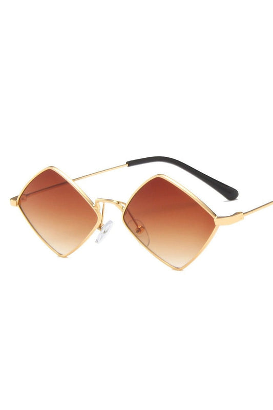 Petites lunettes de soleil carrées rétro