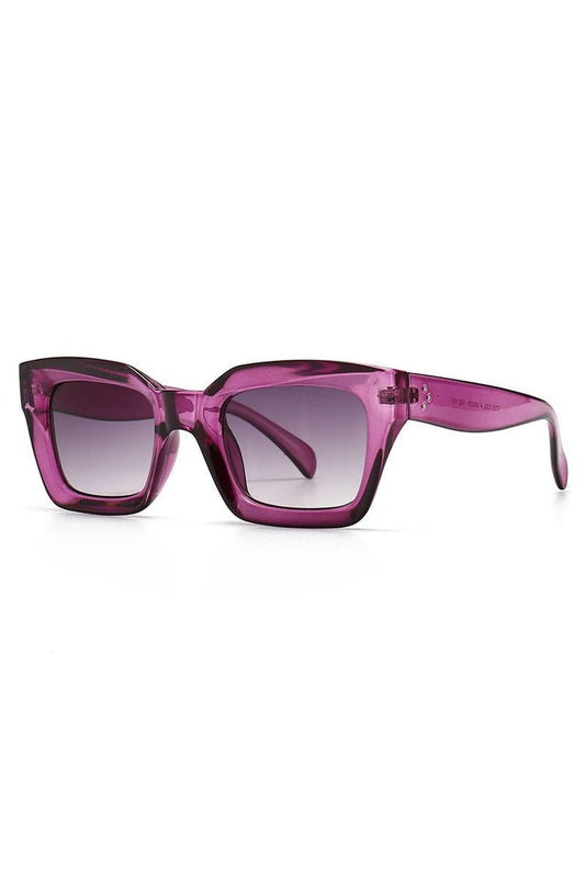 Lunettes de soleil carrées rétro