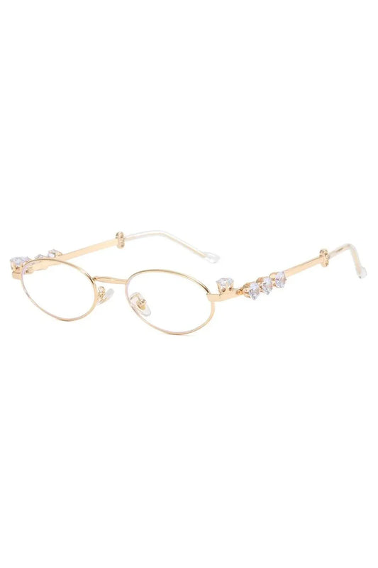 Lunettes de soleil à strass