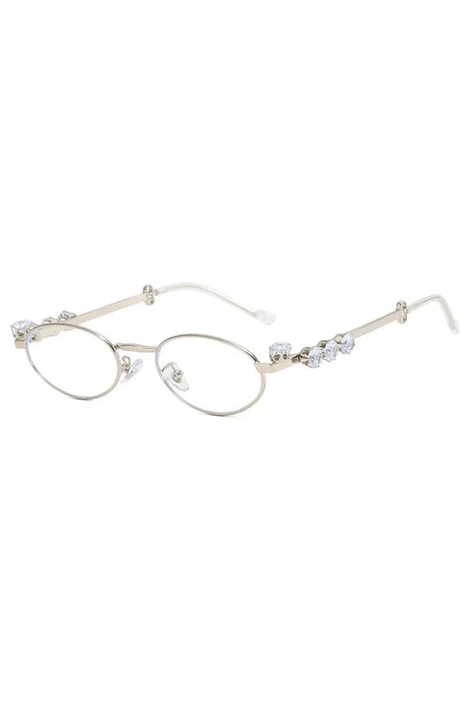 Lunettes de soleil à strass