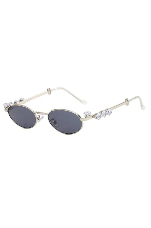 Lunettes de soleil à strass