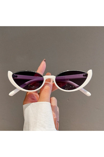 Lunettes de soleil œil de chat sans monture