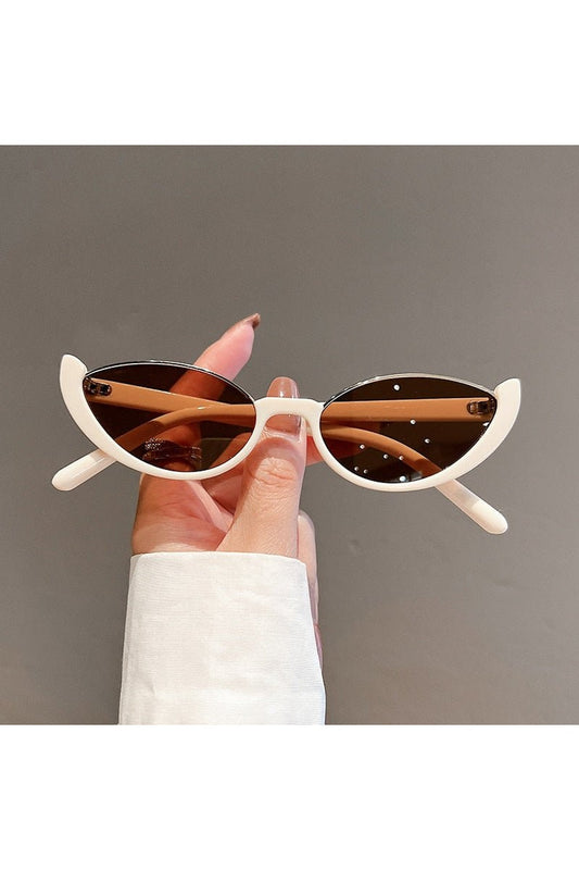 Lunettes de soleil œil de chat sans monture