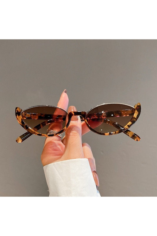 Lunettes de soleil œil de chat sans monture