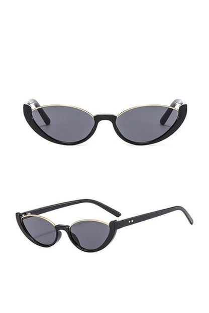 Lunettes de soleil œil de chat sans monture