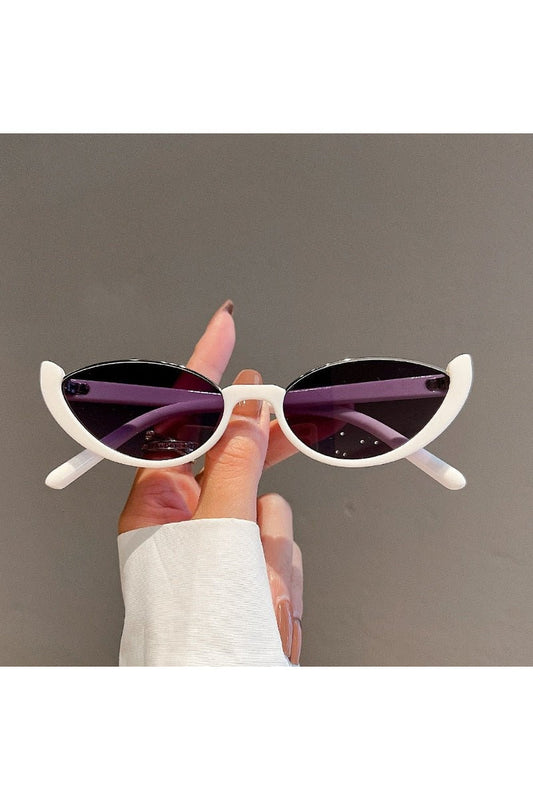 Lunettes de soleil œil de chat sans monture