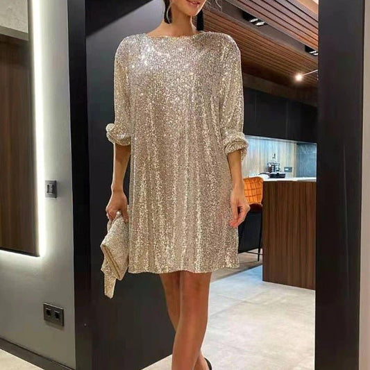 Robe de Fête Mini Élegante pour Femmes