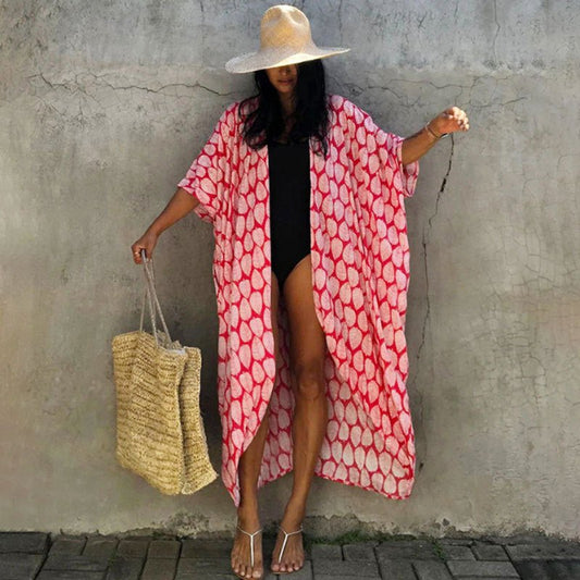 Robe de Plage Élégante avec Protection Solaire pour Femmes