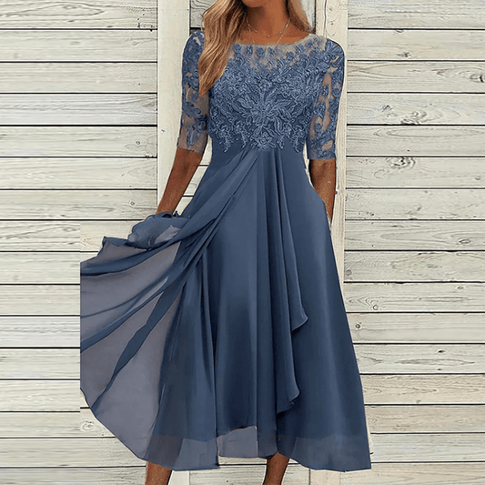 Robe de Soirée Élegante en Dentelle pour Femmes