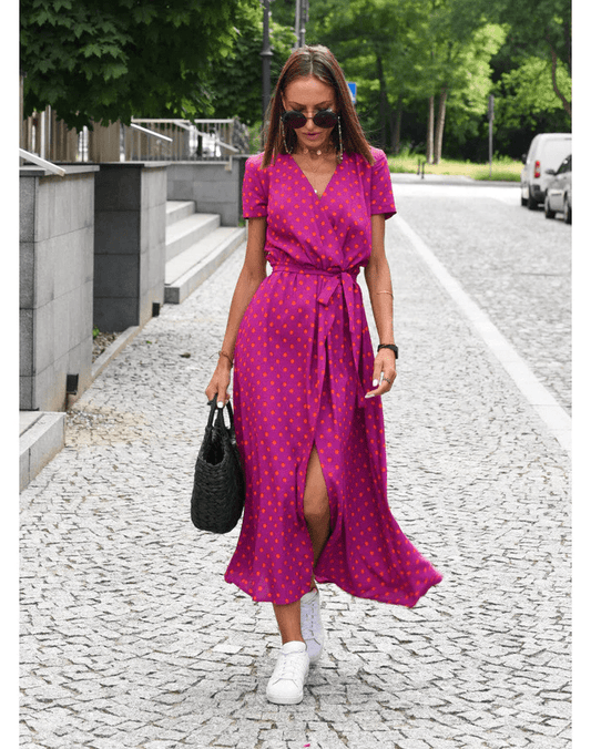 Robe d'Été Chic à Imprimé Floral pour Femmes