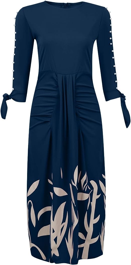 Robe Élégante à Imprimé Floral pour Femmes
