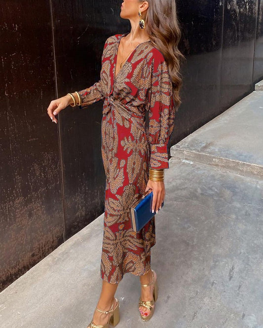 Robe Élégante en Tissu Fluide pour Femmes