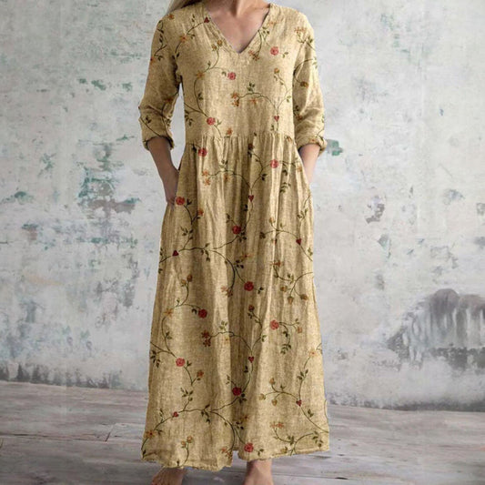 Robe Florale Élégante pour Femmes